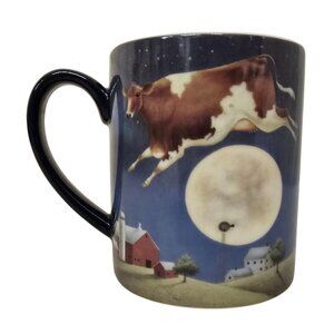 Lang Coffee Mug Cup Cow Jumped Over the Moon 1999 Lowell Herrero
